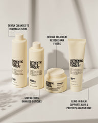 Authentic Beauty Concept Replenish Mask jar close-up, creamy hair treatment