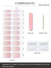 AutyaMee chrome gel nail strip for a shiny, long‑lasting finish.