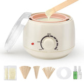 AUZEAL mini waxing kit in dorm setup shows space-saving design for students.