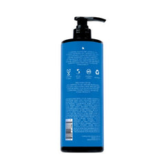 Ava Haircare Moisturizing Shampoo label closeup showing paraben-free and cruelty-free credentials