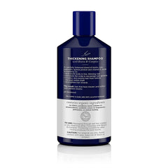 Avalon Organics Biotin B-Complex Thickening Shampoo dispensed-foam shot for easy dosing.