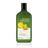 Avalon Organics Clarifying Lemon Conditioner bottle with bright citrus scent for refreshed, voluminous hair.