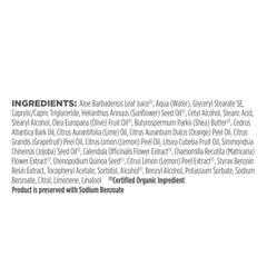 Avalon Organics Clarifying Lemon Conditioner label close-up highlighting organic certification.