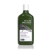 Avalon Organics Revitalizing Lavender Conditioner bottle for smoother, shinier hair.