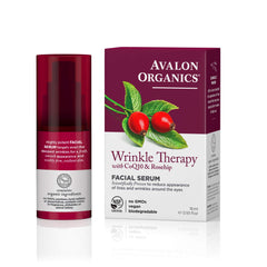 Avalon Organics serum texture close-up showcases silky, fast-absorbing formula for daily use.
