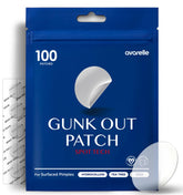 AVARELLE Gunk Out patch pack shot showing discreet patches for quick spot treatment.
