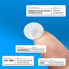 AVARELLE hydrocolloid technology patch blends discreetly with skin tones