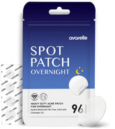 AVARELLE spot patches on clean skin for discreet blemish protection