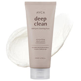 AVCA BHA Pore Cleansing Foam packaging promotes daily cleansing and pore care.