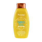 Aveeno Deep Moisturizing Sunflower Oil Blend Shampoo bottle highlights hydration for dry hair