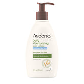 Aveeno Sheer Hydration bottle front showing lightweight fragrance-free moisturizer for daily use.