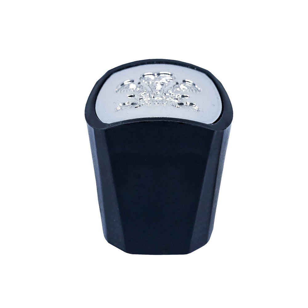 Aventus cap round gen3 front view highlights premium shiny plating for a refreshed look