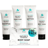Avistar hotel shampoo bulk set packaging for premium guest amenities