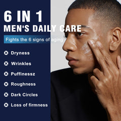 AVITAPURE men's face cream close-up highlights lightweight, non-greasy hydration.