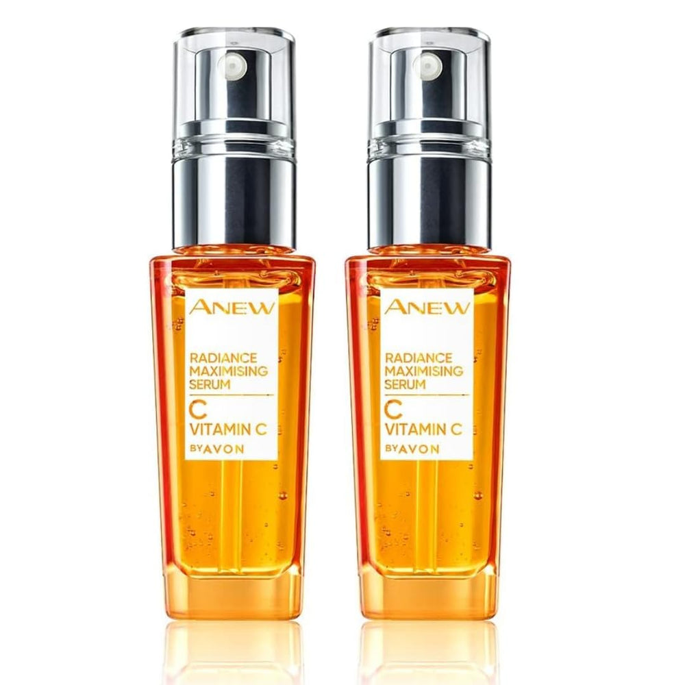 AVON Anew Vitamin C Radiance Serum 2-pack bottles for potential brightening and even tone