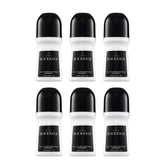 AVON Black Suede roll-on deodorant bottle provides all-day odor protection.