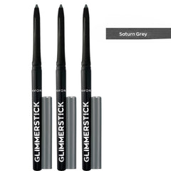 Avon Glimmerstick Gray eyeliner close-up showing smooth glide for precise lining.