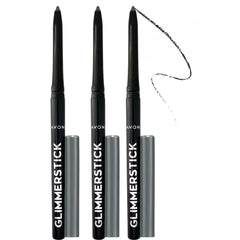 Avon Glimmerstick Gray eyeliner with twist-up cap for mess-free application.