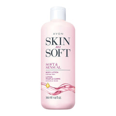AVON Skin So Soft bottle with argan oil highlights nourishing hydration for soft skin.