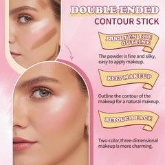 Close-up skin swatches reveal blendable cream formula and natural glow