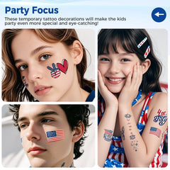 Awinmay love America tattoo for family gatherings and parties