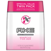 AXE Anarchy For Her body spray bottle front view for a fresh scent.