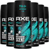 AXE Apollo travel deodorant bottle for on-the-go freshness.