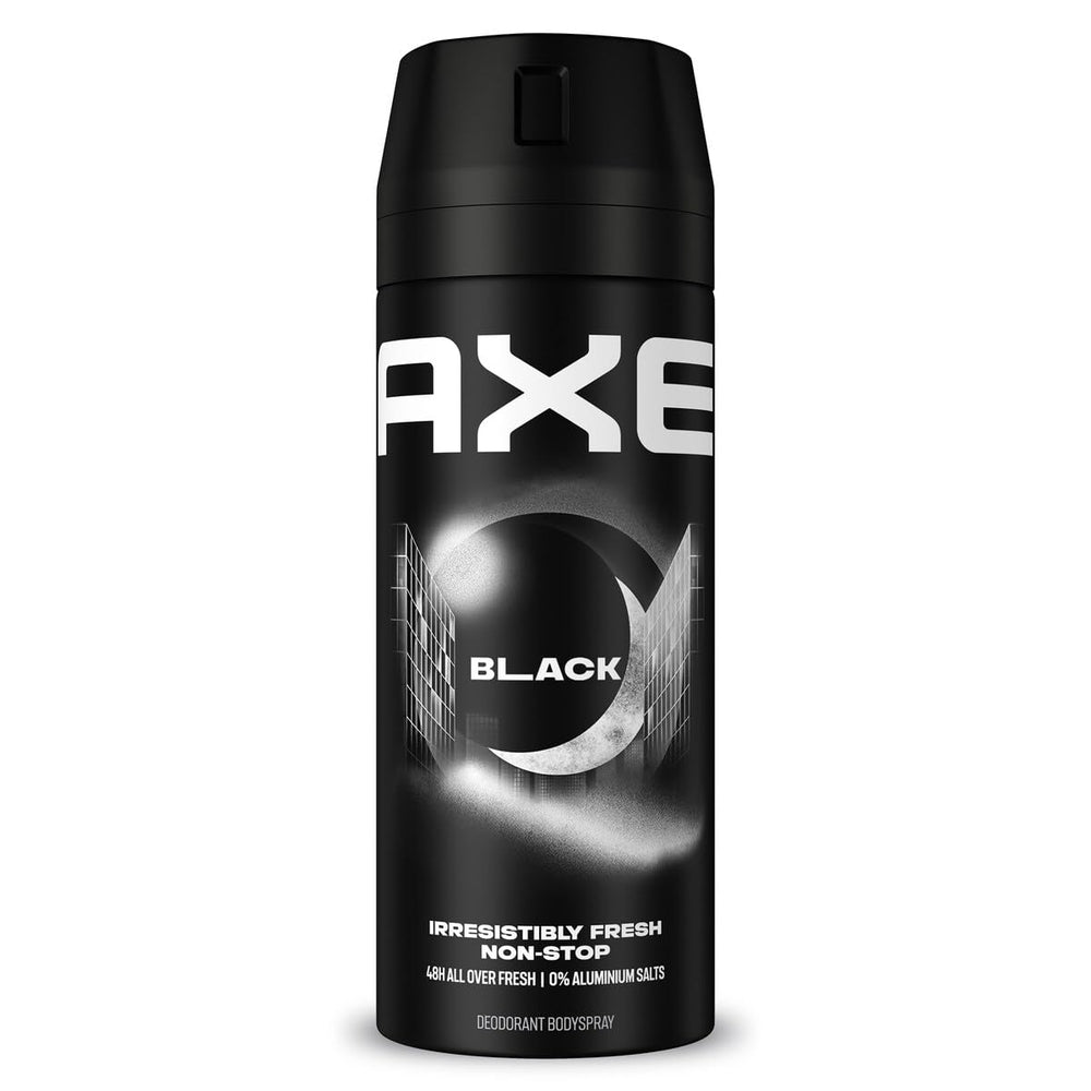 AXE Black New Edition deodorant spray bottle for daily freshness.