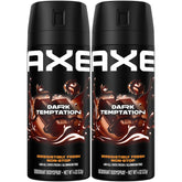 AXE Dark Temptation 2-pack front view for daily use.