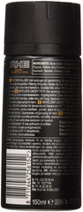 AXE Dark Temptation deodorant spray bottle displaying sleek, easy-to-use design