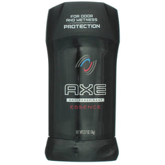 AXE Essence Dry deodorant bottle with woody-spice scent for all-day freshness