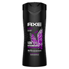 AXE Excite bottle front showcases recognizable design for daily grooming and quick identification