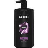 AXE Excite bottle pump for easy, mess-free daily dispensing.