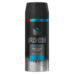 Axe Ice Chill 6-pack deodorant spray bottles with mint-lime scent for long-lasting freshness