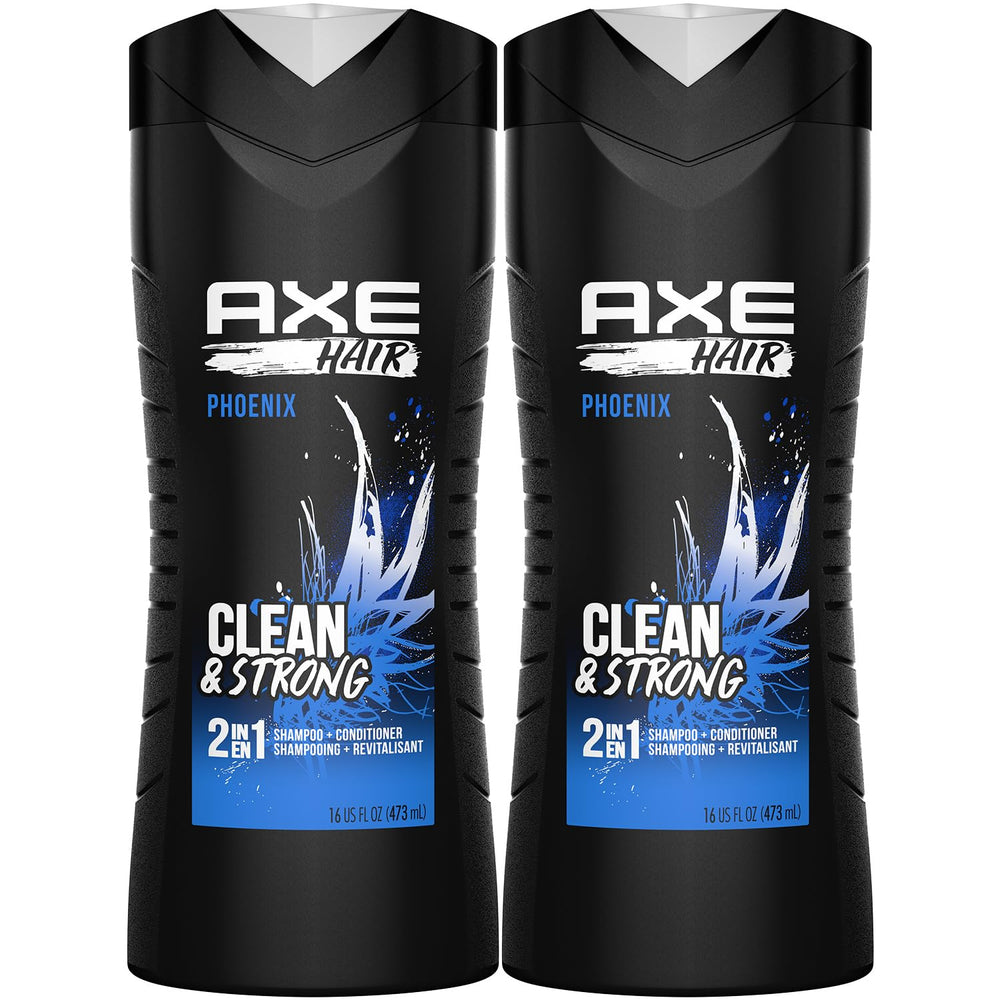 AXE Phoenix 2-in-1 bottle ready for a quick, convenient shower.