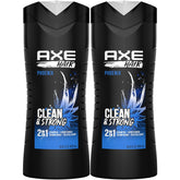 AXE Phoenix 2-in-1 bottle ready for a quick, convenient shower.