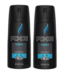 AXE Phoenix 2-pack packaging illustrates value and convenience.