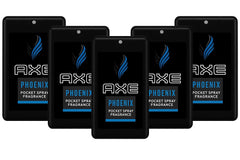 AXE Phoenix pocket-size spray for quick, on-the-go freshness.