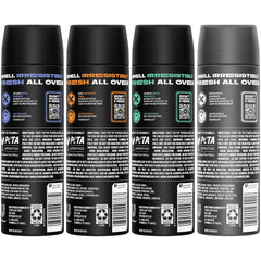 AXE Black bottle from the XL eight-pack for daily freshness and modern vibe