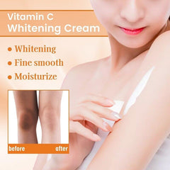 Axnoocy VVhitening Cream twice-daily usage on underarm