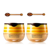 Axnzp Honey Pot Lip Balm jar close-up shows natural honey hydration for soft lips