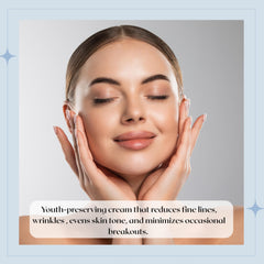 AYUR MEDIC Enhancing Cream texture swatch showing creamy, nourishing consistency for dry skin