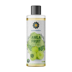 AYURVEDASHREE Amla Oil bottle pour shows easy scalp nourishment