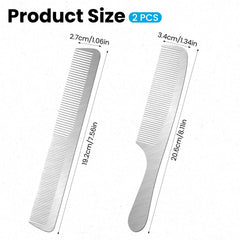 Azefnuhk K5 stainless steel fine-tooth comb for clean parting and trimming