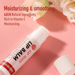 AZEN Lip Balm Mango flavor nourishes dry lips with rich moisture