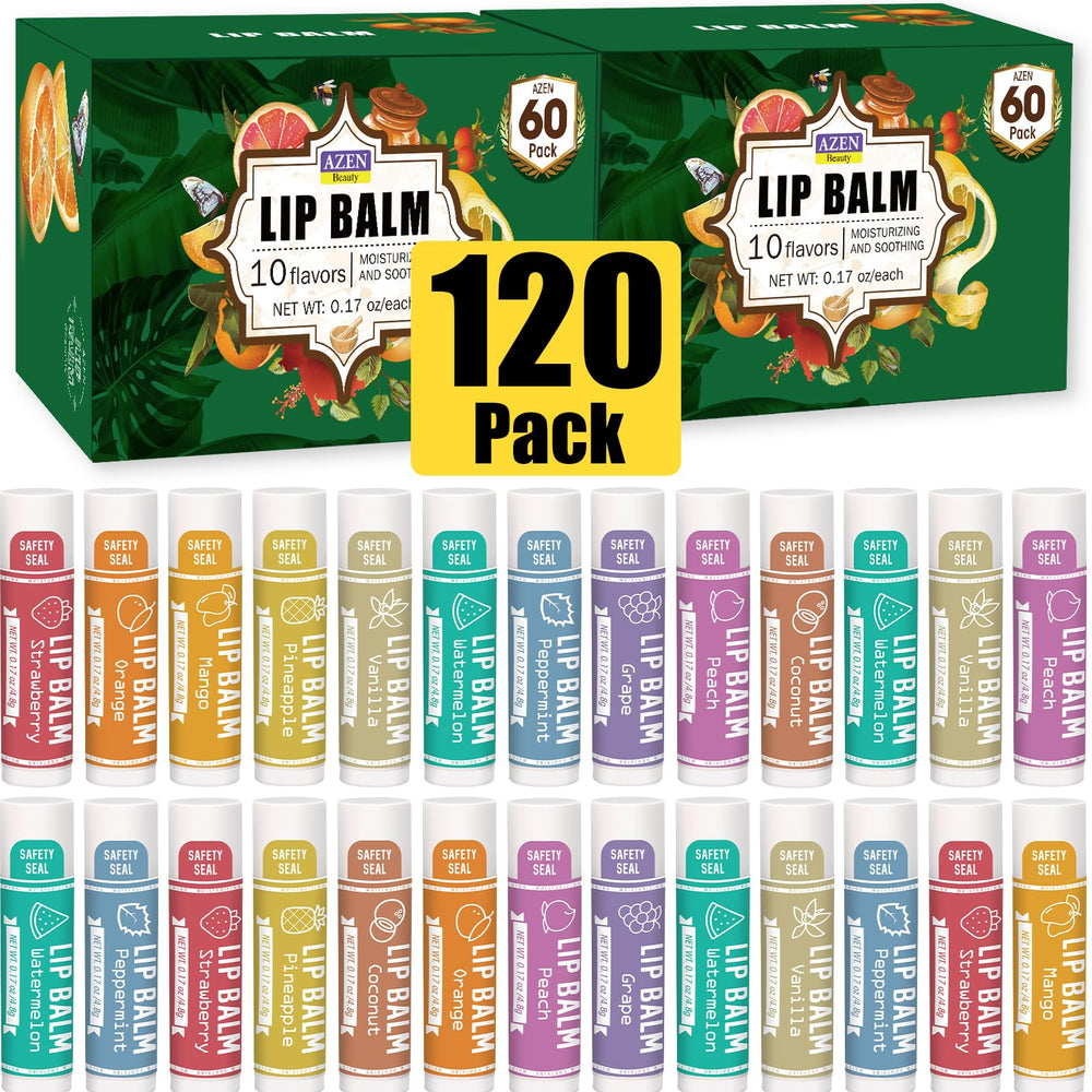 AZEN lip balm strawberry for soft, moisturized lips all day