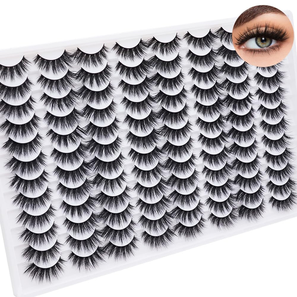 Azenlo 48-pair faux mink lashes offer a luxurious look for daily or special occasions.