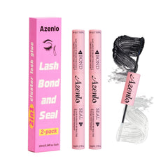 Azenlo cluster lash bond-tube demonstrates quick, secure holds for all-day clusters.
