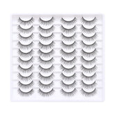 Azenlo false eyelashes 20 pairs with wispy lashes for a natural look.