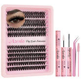 Azenlo lash extensions 40D+60D tray for lightweight volume.